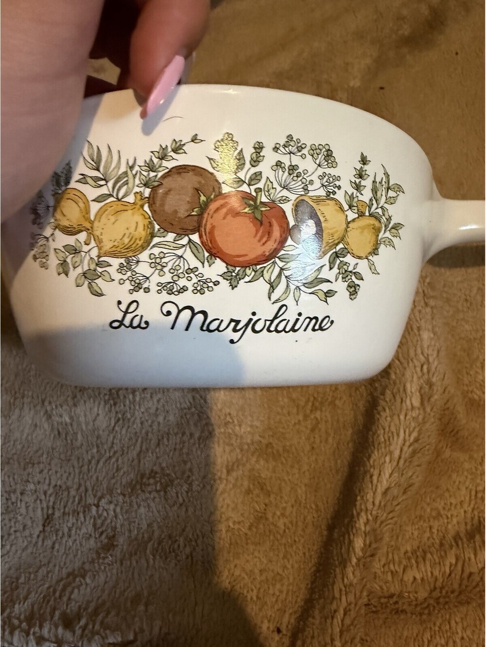 Vintage SPICE OF LIFE Sauce Pan  P-82-B   La Marjolaine  1 1/2 pt. with Handle